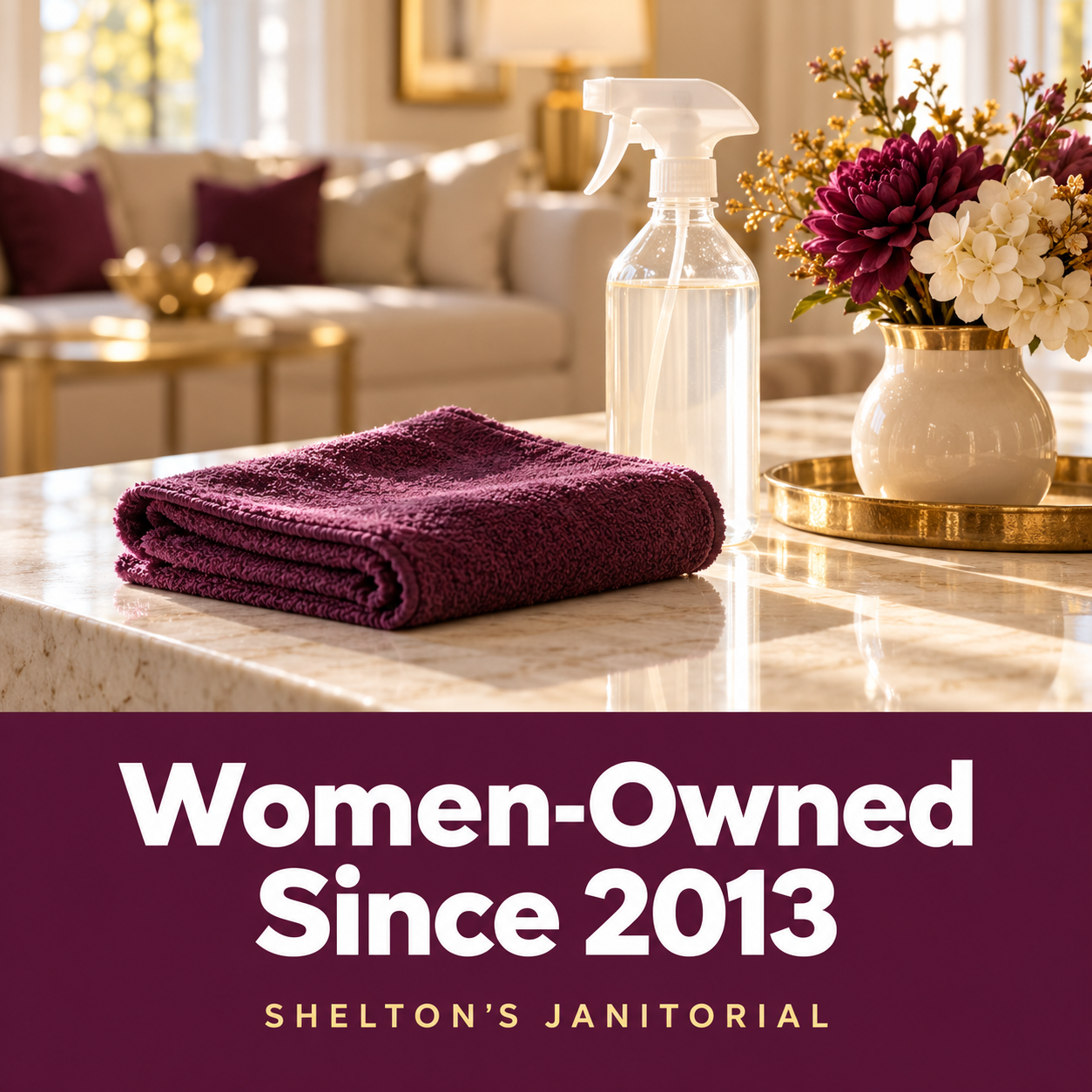 Women-Owned Since 2013 — Shelton’s Janitorial